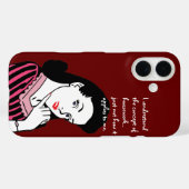 Funny Housework Concept Case-Mate iPhone Case (Achterkant (horizontaal))