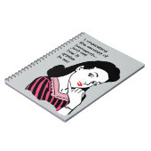 Funny Housework Concept Notitieboek (Linkerzijde)