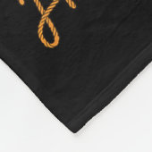 Funny Howdy Christmas Gingerbread Cowboy Rodeo Wes Fleece Deken (Hoek)