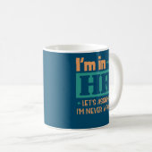 Funny HR Officer Gift | Personeelswerkerscode Koffiemok (Voorkant rechts)