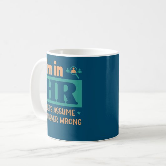 Funny HR Officer Gift | Personeelswerkerscode Koffiemok (Voorkant links)