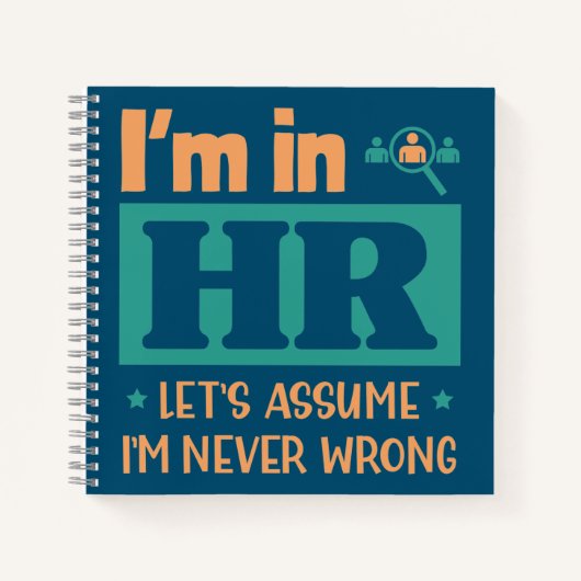 Funny HR Officer Gift | Personeelswerkerscode Notitieboek (Voorkant)