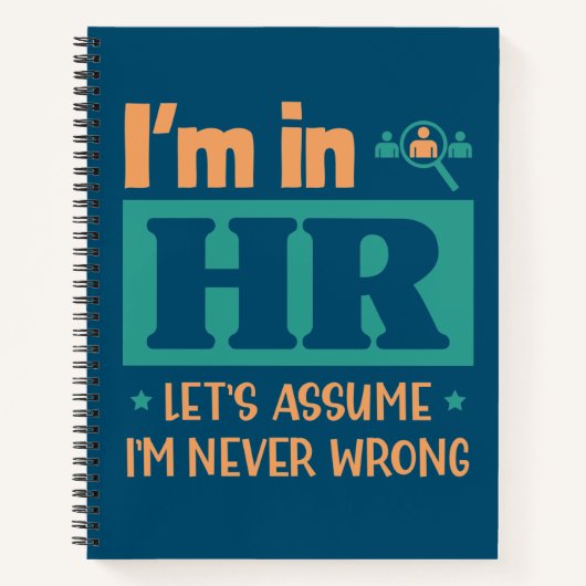 Funny HR Officer Gift | Personeelswerkerscode Notitieboek (Voorkant)