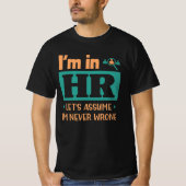 Funny HR Officer Gift | Personeelswerkerscode T-shirt (Voorkant)
