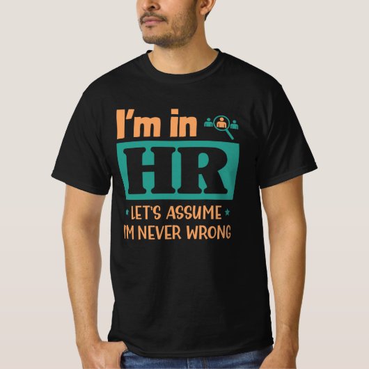 Funny HR Officer Gift | Personeelswerkerscode T-shirt (Voorkant)