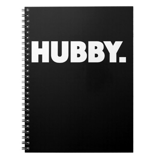 Funny Hubby Husband Gift Notitieboek (Voorkant)