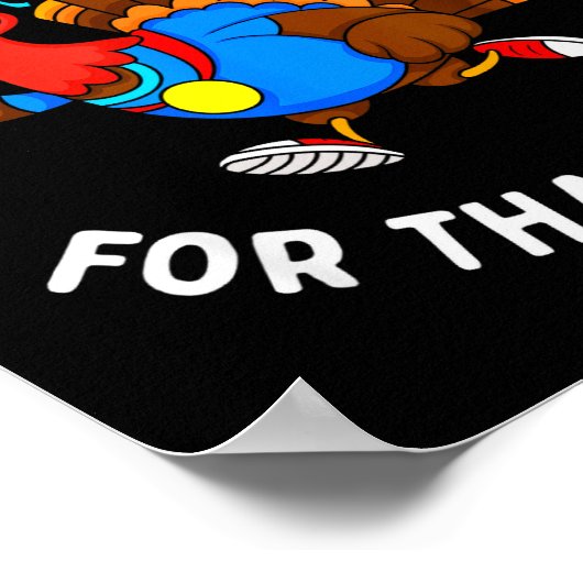 Funny Huffin' For That Stuffin' Turkey Run Trot Th Poster (Hoek)