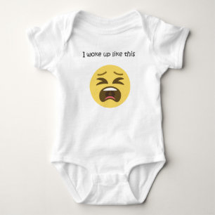 Funny huilend baby vest - zo werd ik wakker romper