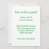 Funny Hula Pig Luau Hawaiian Party Kaart (Achterkant)