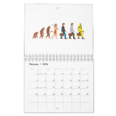 Funny Human Evolution Kalender (Feb 2026)
