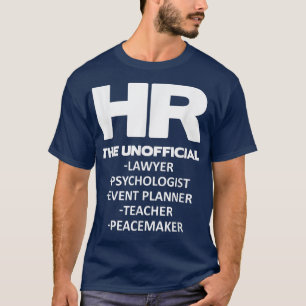 Funny Human Resources HR over alles T-shirt