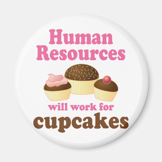 Funny Human Resources Magneet (Voorkant)
