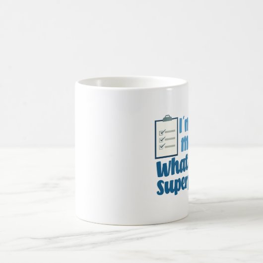 Funny Human Resources Manager Superheld HR Koffiemok (Center)