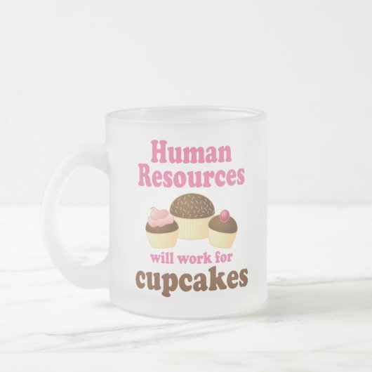 Funny Human Resources Matglas Koffiemok (Links)