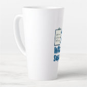 Funny Human Resources Superheld Latte Mok (Linkerhoek)