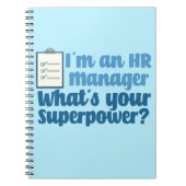 Funny Human Resources Superheld Notitieboek (Voorkant)