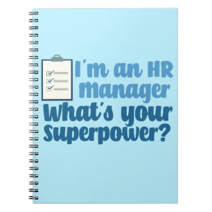 Funny Human Resources Superheld Notitieboek