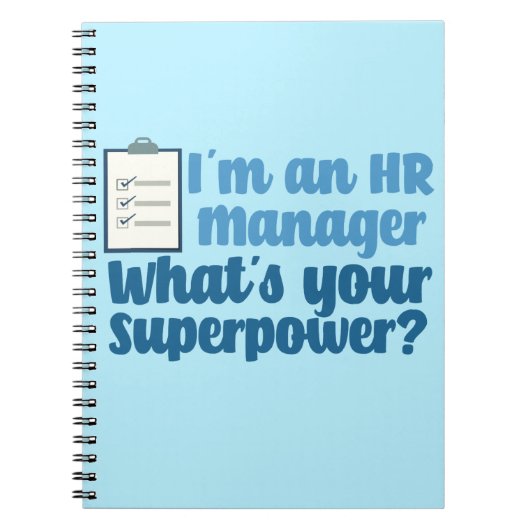Funny Human Resources Superheld Notitieboek (Voorkant)