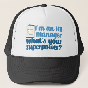 Funny Human Resources Superheld Trucker Pet