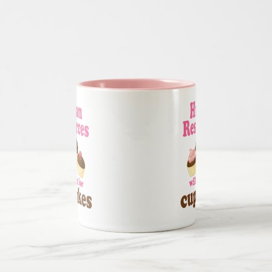 Funny Human Resources Tweekleurige Koffiemok (Center)