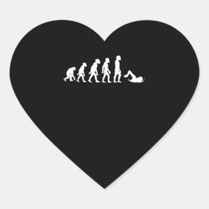 Funny Human Swimming Evolution Swimmer Swim Hart Sticker