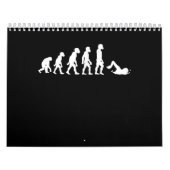 Funny Human Swimming Evolution Swimmer Swim Kalender (Hoes)