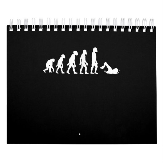 Funny Human Swimming Evolution Swimmer Swim Kalender (Hoes)
