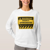 Funny Human Warning Labels Sign HOLY ADONAED T-shirt (Voorkant)