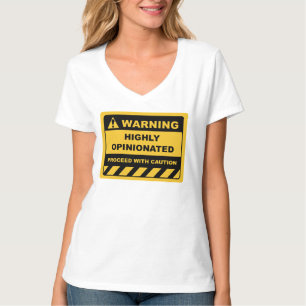 Funny Human Warning Labels Sign HOLY ADONAED T-shirt