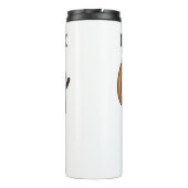 Funny Humor Coffee Quotes Thermal Tumbler Thermosbeker (Achterkant)