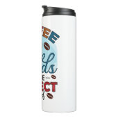 Funny Humor Coffee Quottes for Coffee Lovers GIFT Thermosbeker (Geroteerd rechts)