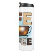 Funny Humor Coffee Quottes for Coffee Lovers Therm Thermosbeker (Geroteerd rechts)