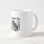 Funny Humor Crow Gothic F-Caw-F Essential Grote Koffiekop (Voorkant rechts)
