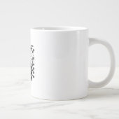 Funny Humor Crow Gothic F-Caw-F Essential Grote Koffiekop (Rechts)