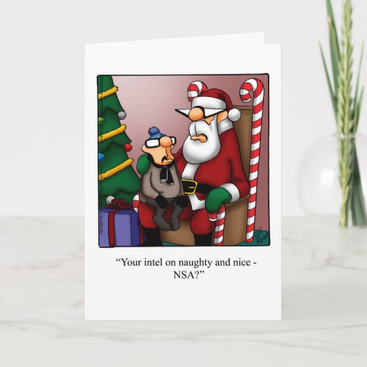 Funny Humor Geeting Card Feestdagen Kaart (Voorkant)