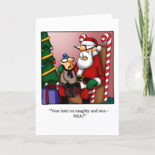 Funny Humor Geeting Card Feestdagen Kaart
