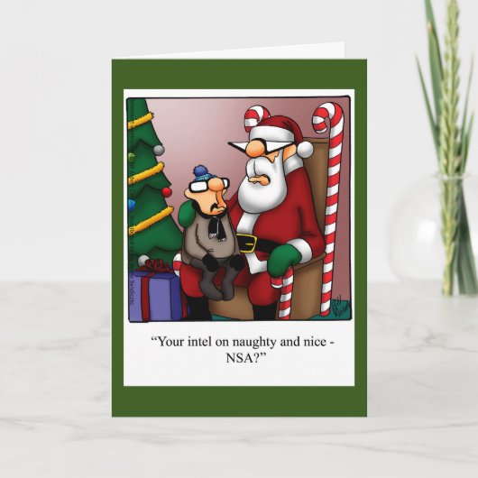 Funny Humor Geeting Card Feestdagen Kaart (Voorkant)