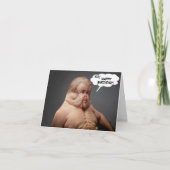 Funny Humor Guy WTF Birthday Card Kaart (Voorkant)