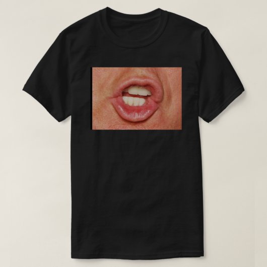 Funny humor hilarious trump Donald trump lip T-shirt (Design voorkant)