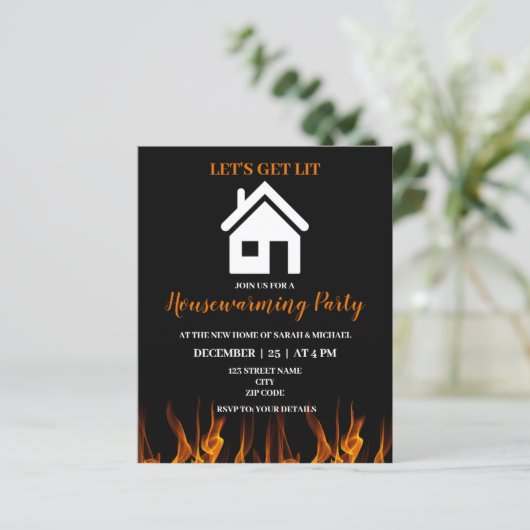 Funny Humor Housewarming Party (Staand voorkant)