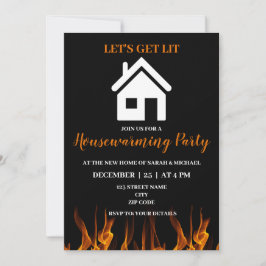 Funny Humor Housewarming Party Kaart