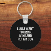 Funny Humor Puppy Lover Cute Fun Animals And Sarca Sleutelhanger (Voorkant)