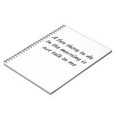 Funny Humor Quote Notitieboek (Linkerzijde)