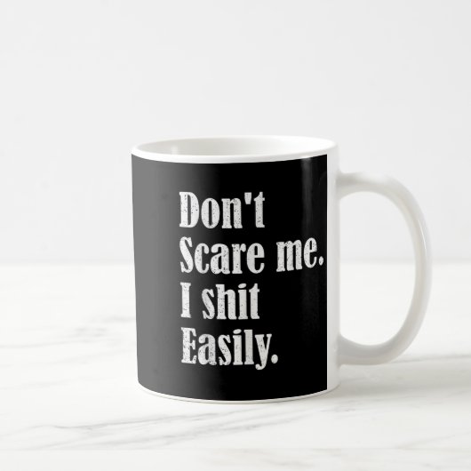 Funny Humor Sarcastic Quote _ Don't E Me I Easily  Koffiemok (Rechts)