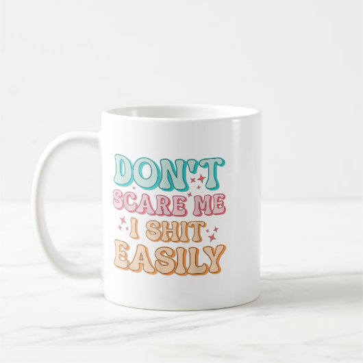 Funny Humor Sarcastic Quote _ Don't E Me I Easily  Koffiemok (Links)