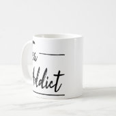 Funny Humor Tea citeert Gift : Tea Addict Koffiemok (Voorkant links)