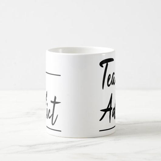 Funny Humor Tea citeert Gift : Tea Addict Koffiemok (Center)