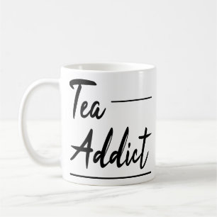 Funny Humor Tea citeert Gift : Tea Addict Koffiemok