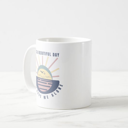 Funny Humor Tea Koffiemok (Voorkant links)