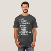 Funny humor verpleegster verpleegster t-shirt (Voorkant volledig)